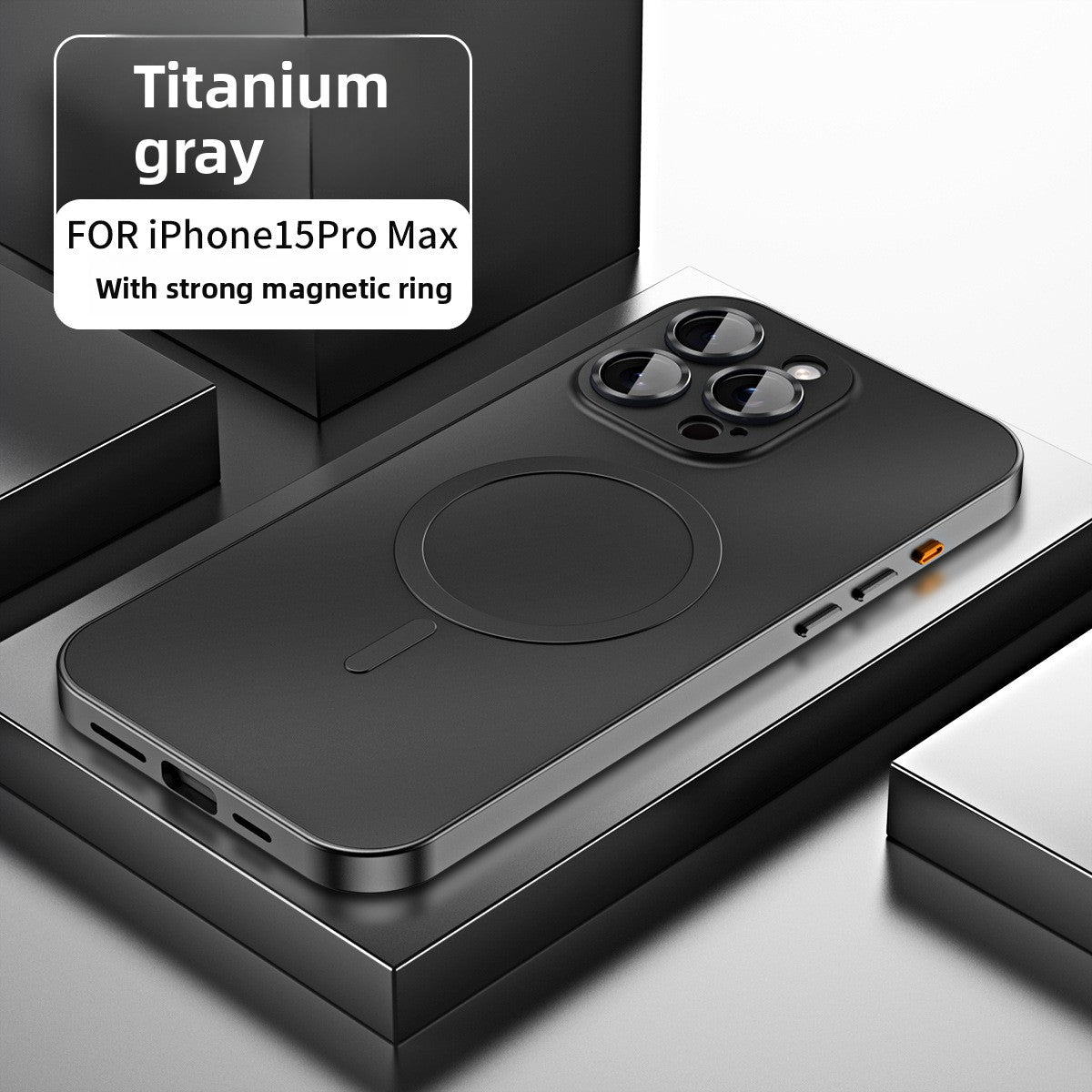 MagSafe Metal Frame iPhone Case with Camera Lens Protection