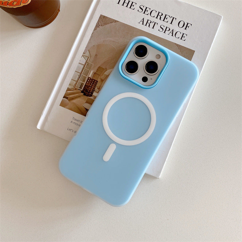 Magnetic Matte Phone Case for iPhone