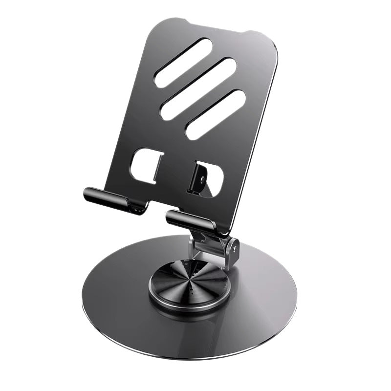 Rotatable folding tablet and phone stand
