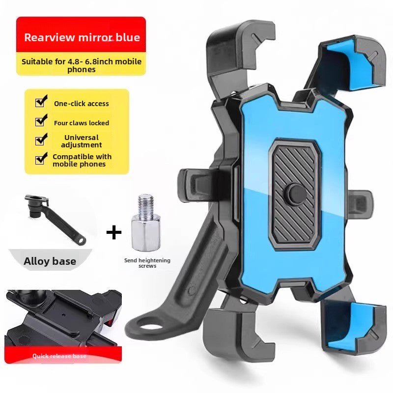 Anti-vibration and anti-shake bicycle/motorcycle phone holder - NolDox Store