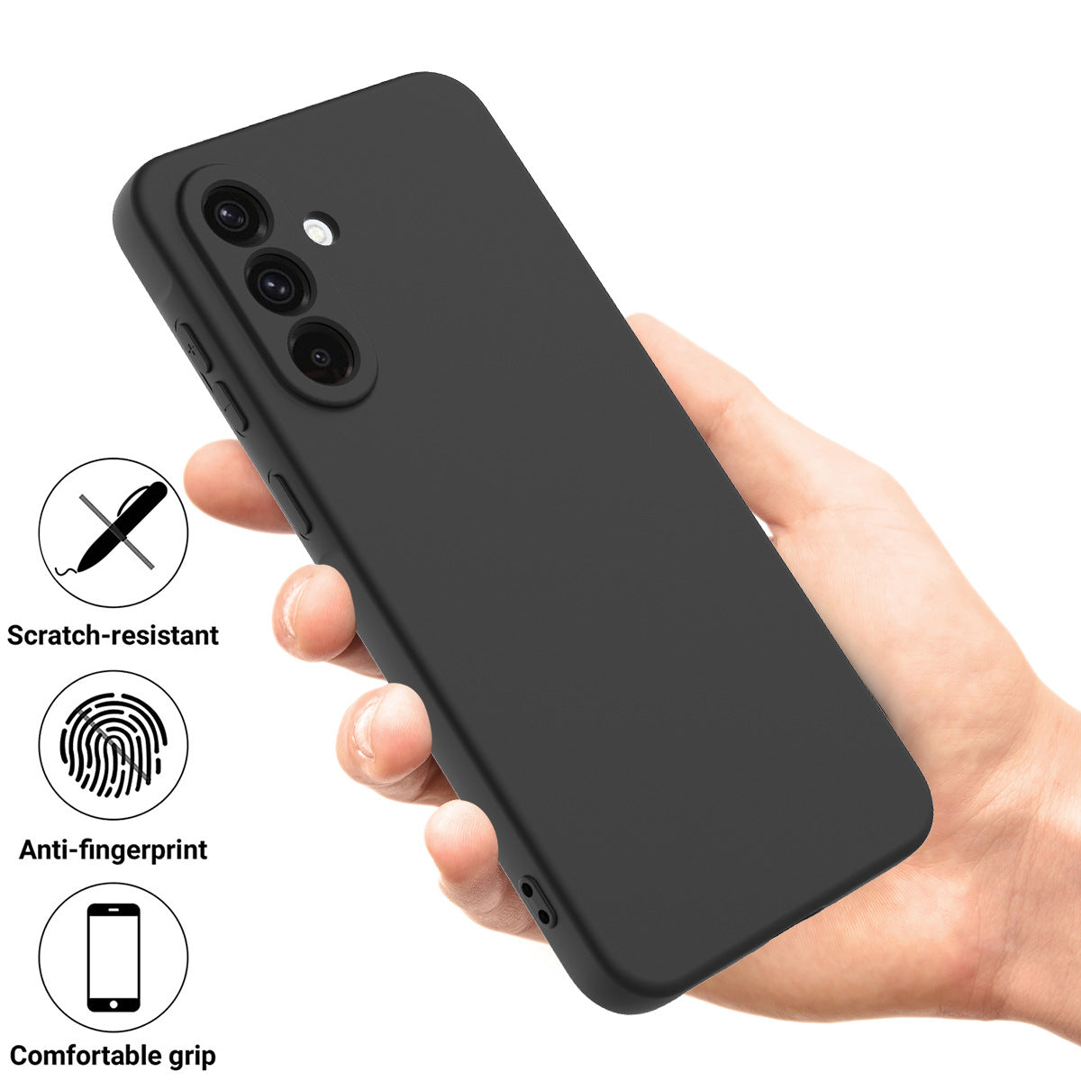 Liquid Silicone Phone Case with Lanyard