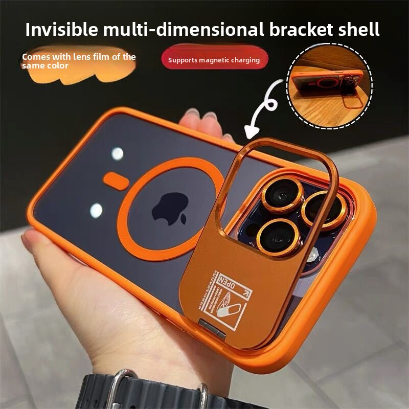 Magnetic Invisible Bracket iPhone Protective Case