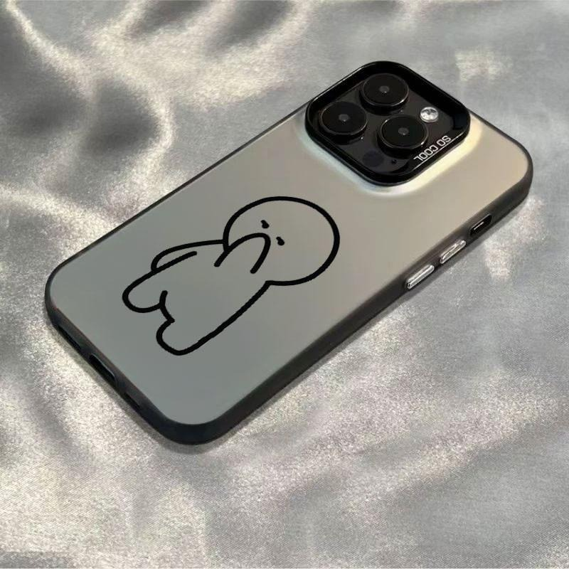 Abstract Line Design iPhone Hard Case