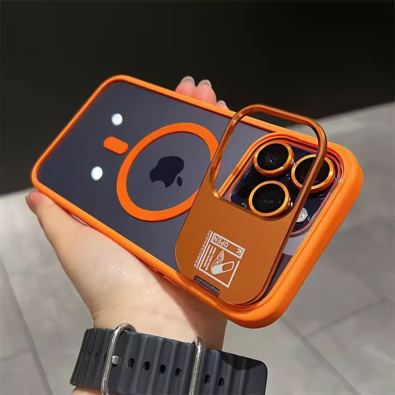 Magnetic Invisible Bracket iPhone Protective Case