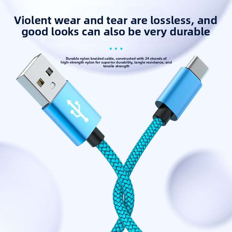Noldox™ Magnetic 4-in-1 Fast Charging Cable – Universal Braided Cable with Magnetic Connectors