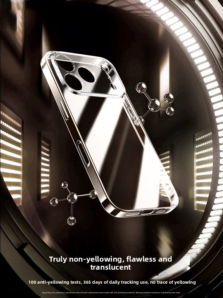 Premium-look full-coverage transparent phone case