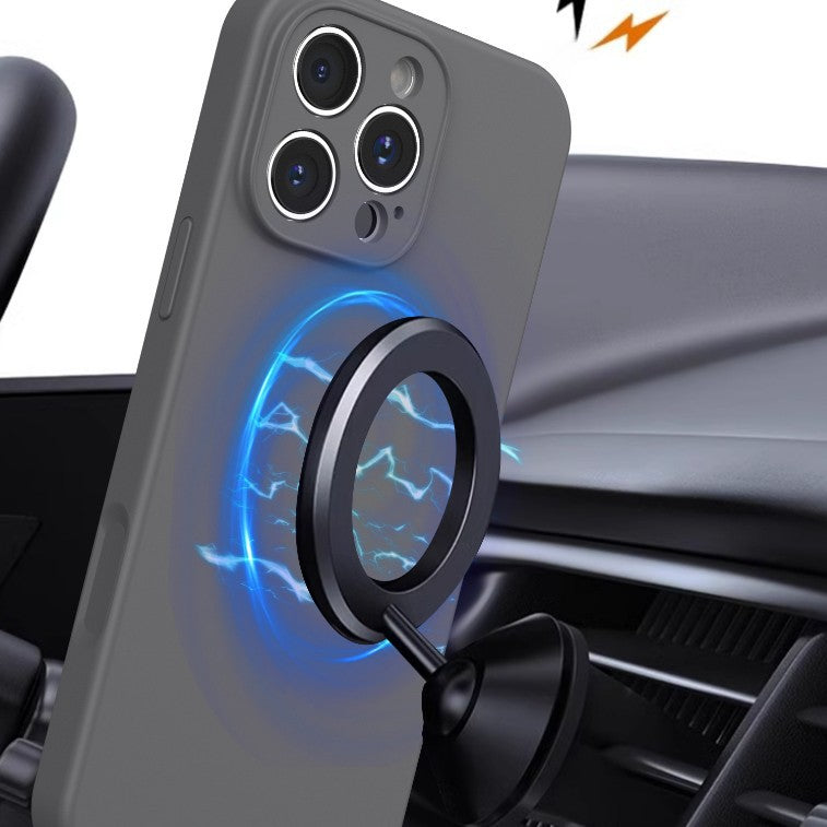 Magnetic Silicone Phone Case for Apple iPhone