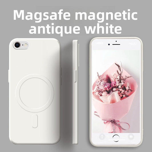 MagSafe Liquid Silicone Case with Shockproof Protection for iPhone