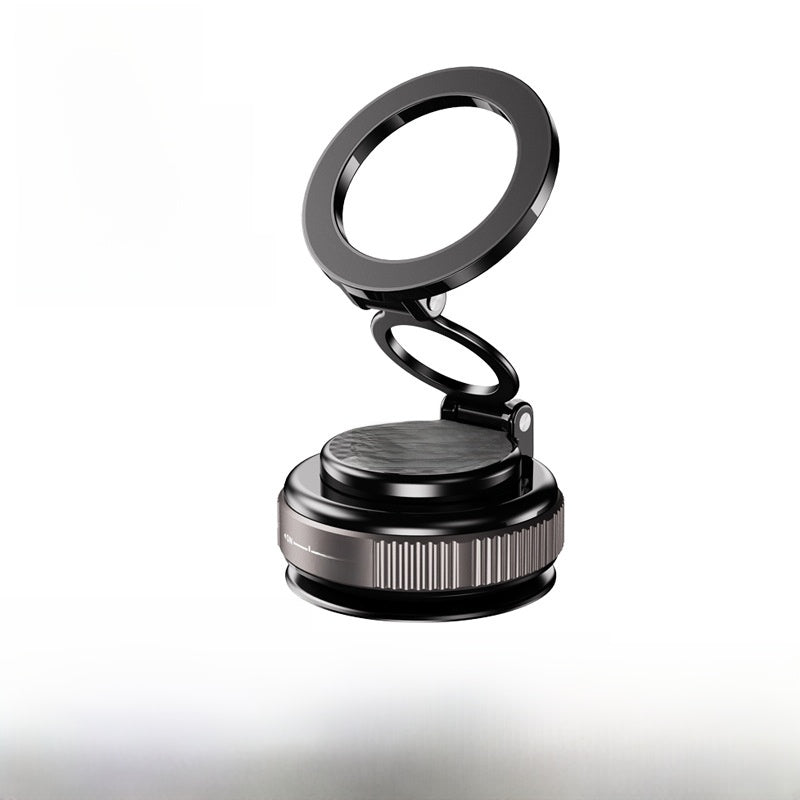 360° Foldable Magnetic Phone Mount – Vacuum Suction Holder for Car, Home & Office