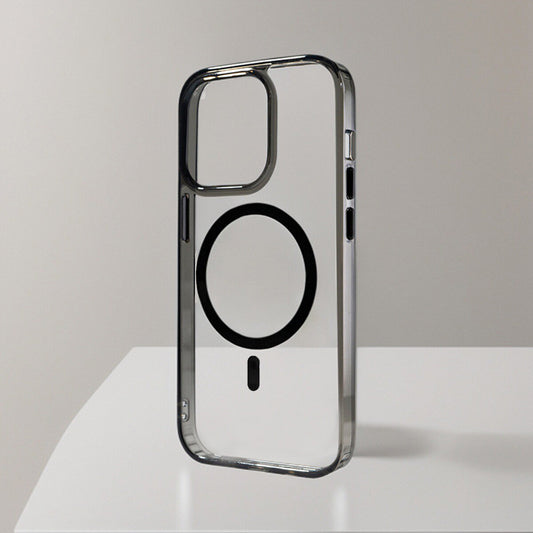 Magnetic Transparent Protective Case for iPhone – MagSafe Compatible