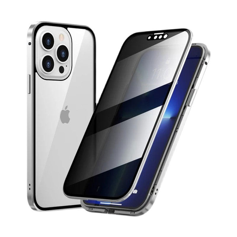 Magnetic Privacy Protection Metal Phone Case