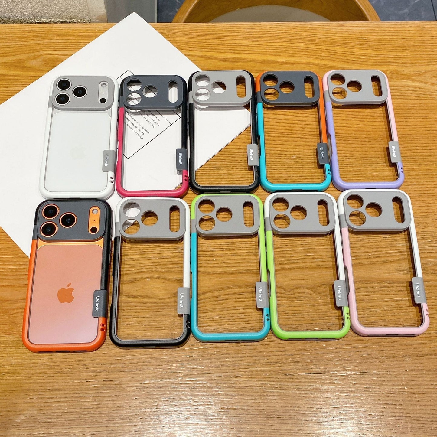 Dual-color border silicone shockproof heat-dissipating phone case
