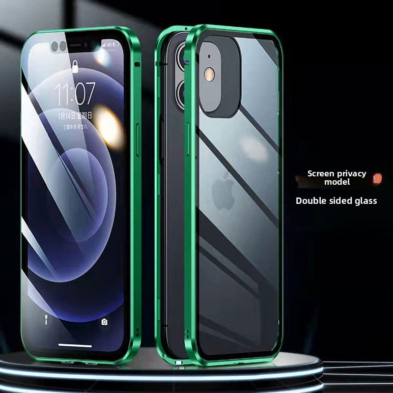 Magnetic Privacy Protection Metal Phone Case