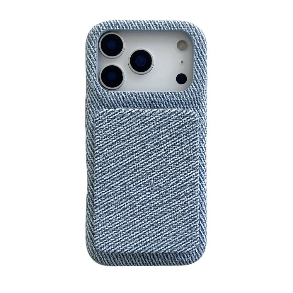 Leather Mirror Holder Phone Case for iPhone