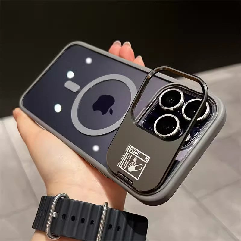 Magnetic Invisible Bracket iPhone Protective Case