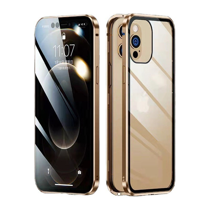 Magnetic Privacy Protection Metal Phone Case