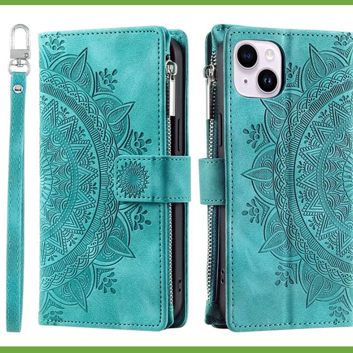 Protective Wallet Case with Card Slot for iPhone 6/7/8/11/12/13/14/15/16/Mini /Pro /Pro Max/