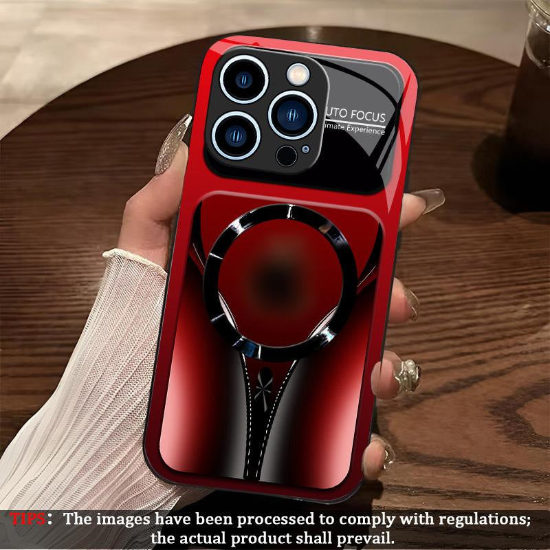 iPhone Samsung Magnetic Glass Phone Case