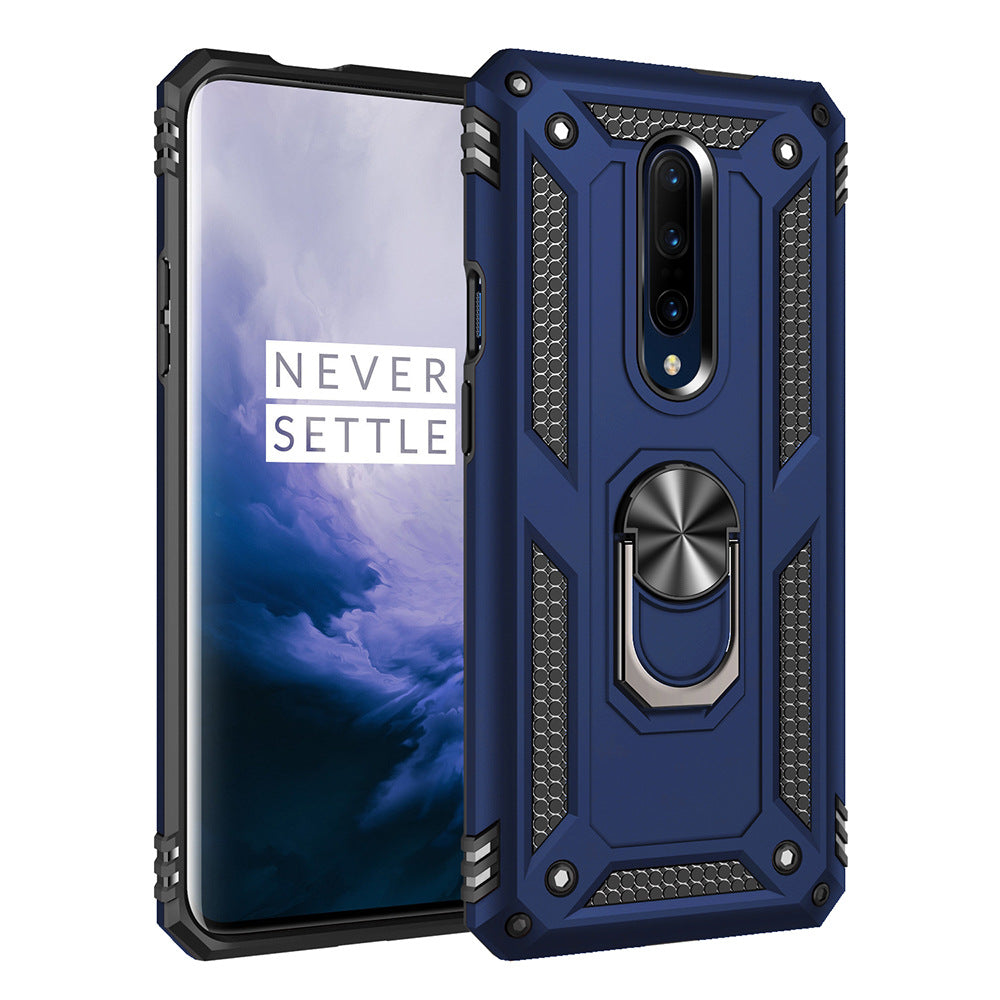 Shockproof Dual-Layer OPPO Phone Case with Built-In Stand