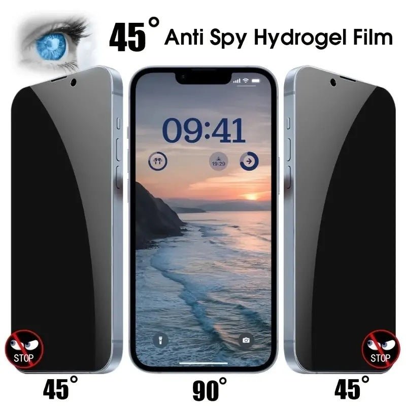 Anti-Peep Tempered Glass Screen Protector 6/7/8/9/11/12/13/14/15/15/X. - NolDox Store