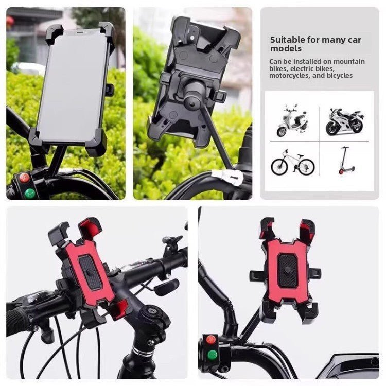 Anti-vibration and anti-shake bicycle/motorcycle phone holder - NolDox Store