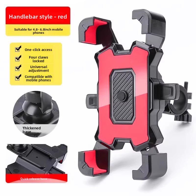 Anti-vibration and anti-shake bicycle/motorcycle phone holder - NolDox Store