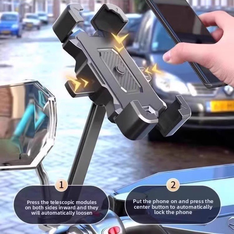 Anti-vibration and anti-shake bicycle/motorcycle phone holder - NolDox Store