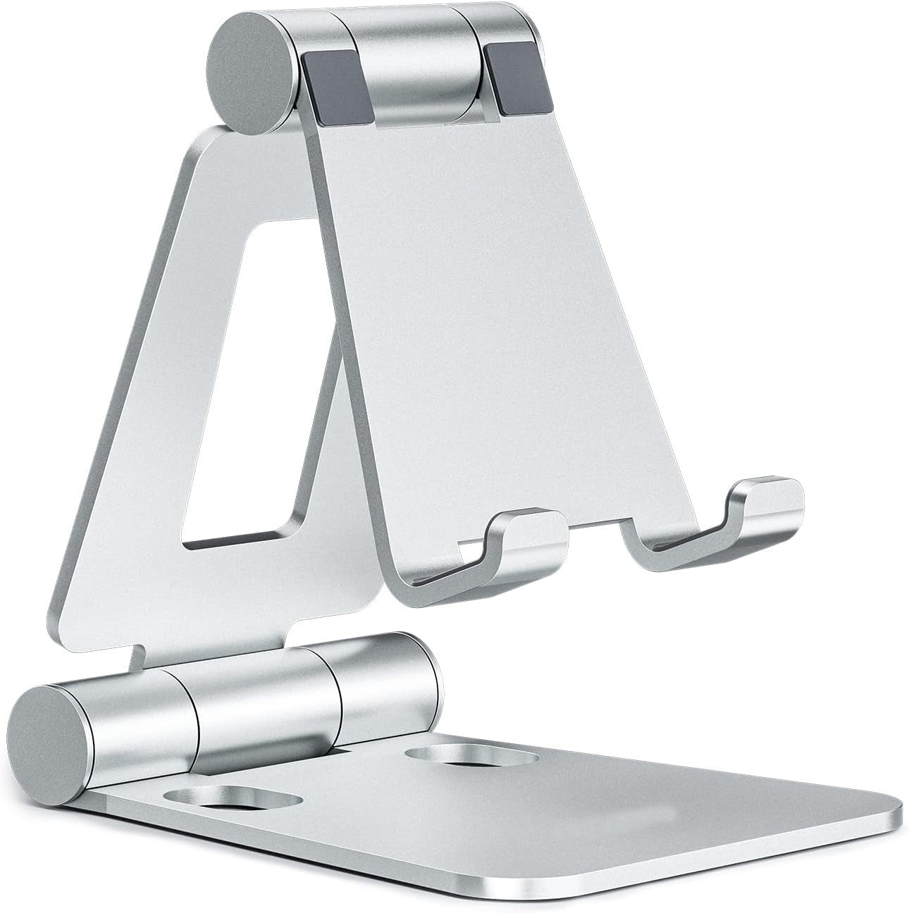 Foldable Aluminum Phone Stand – Universal Adjustable Mobile Holder
