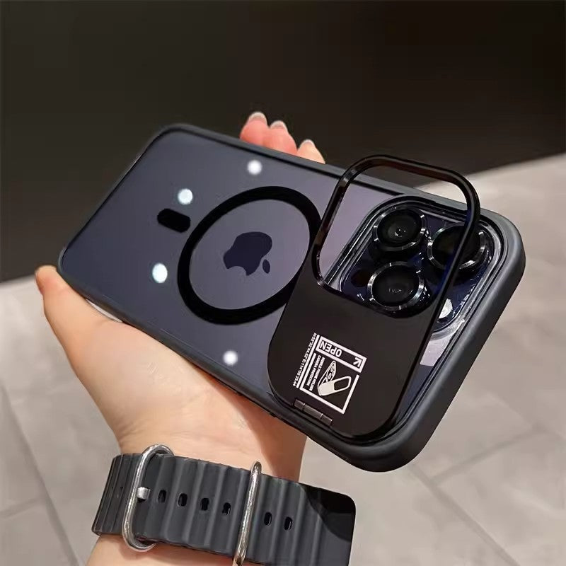 Magnetic Invisible Bracket iPhone Protective Case