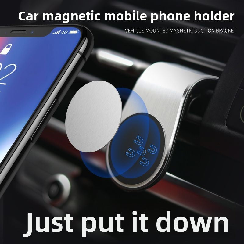 Magnetic Air Vent Phone Holder – 360° Car Mount for Smartphones