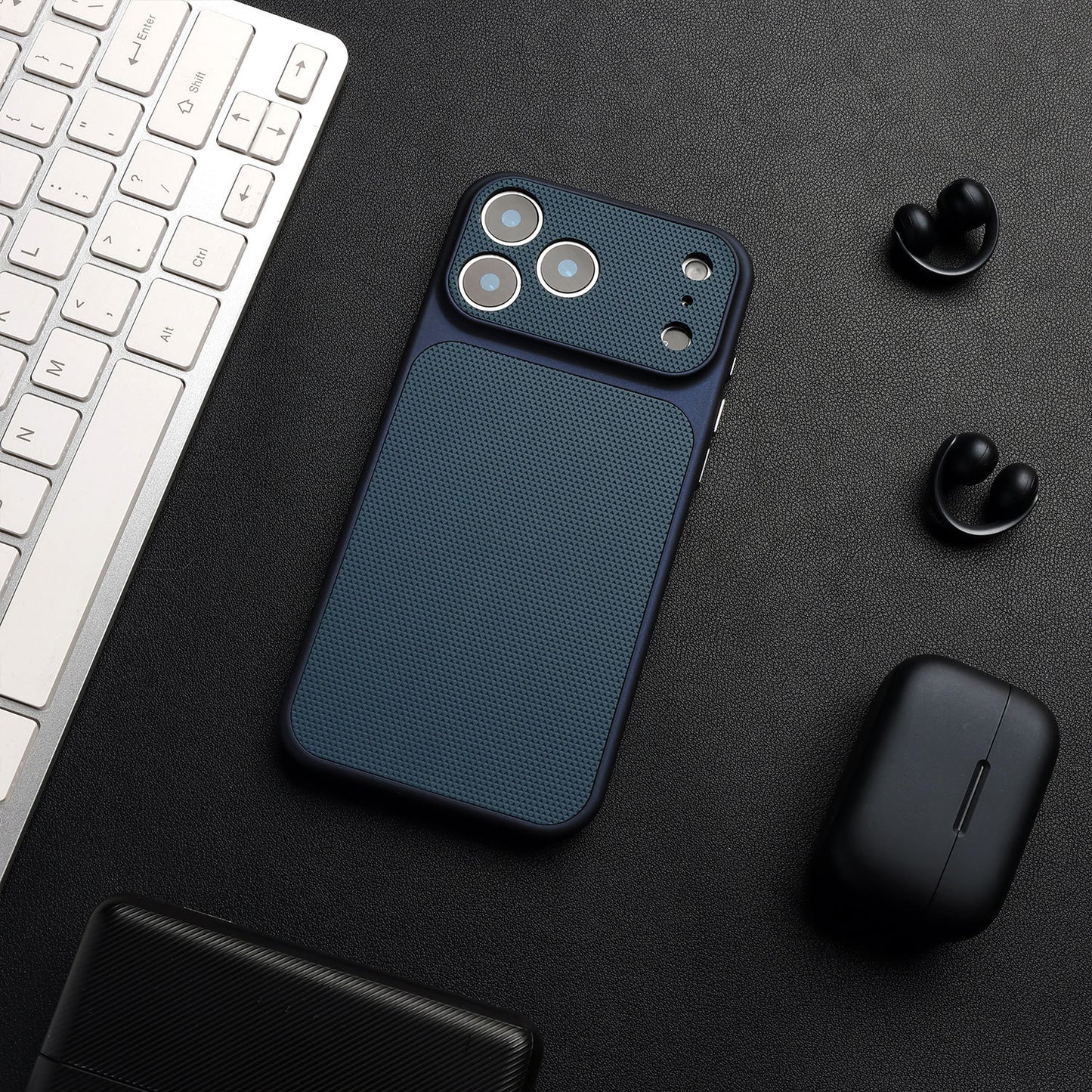 Magnetic Diamond Pattern Leather Phone Case