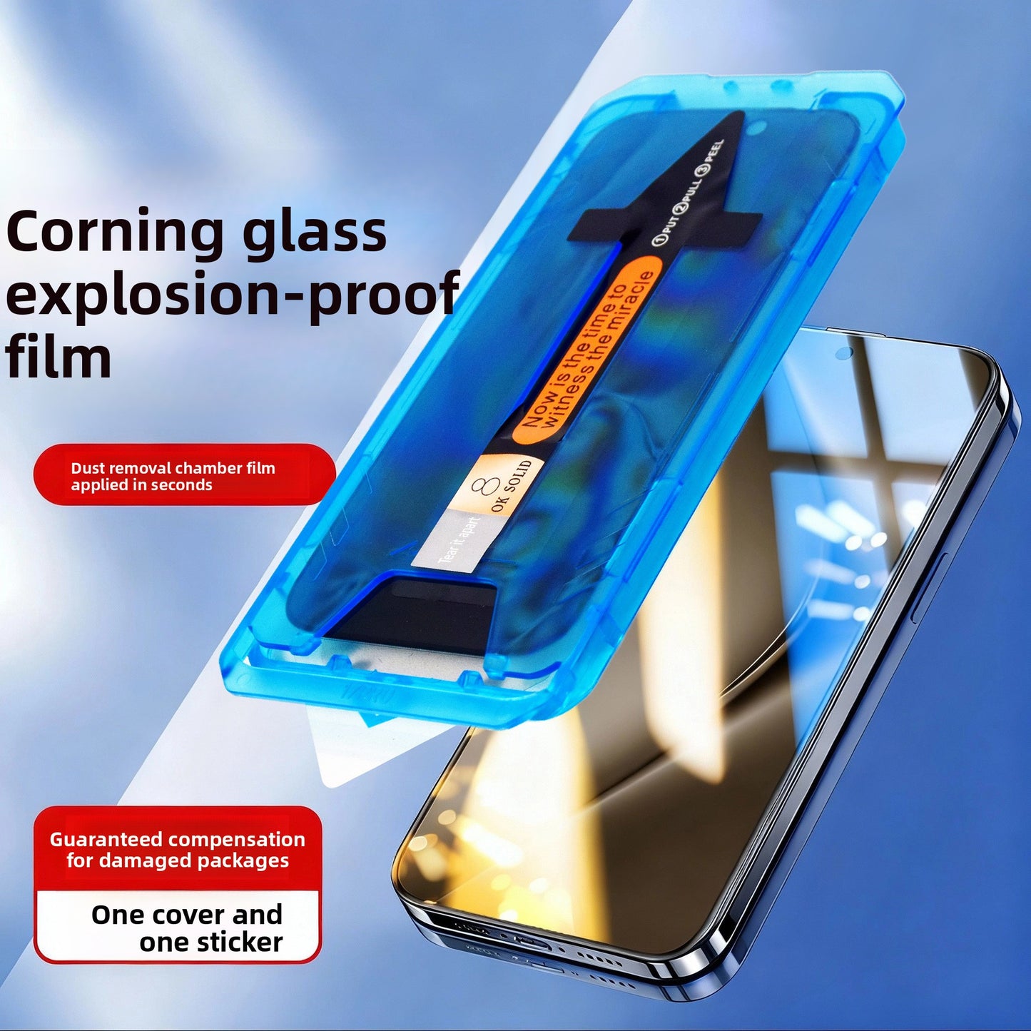 iPhone 8K HD Tempered Glass Screen Protector – Anti-Peep Privacy