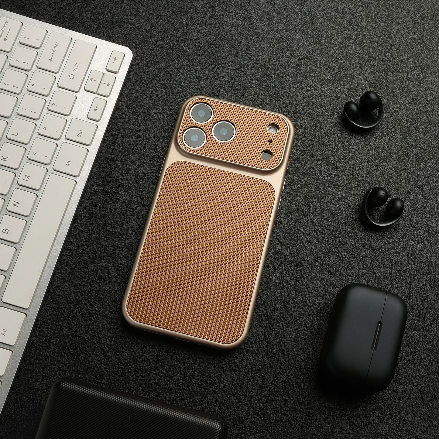 Magnetic Diamond Pattern Leather Phone Case