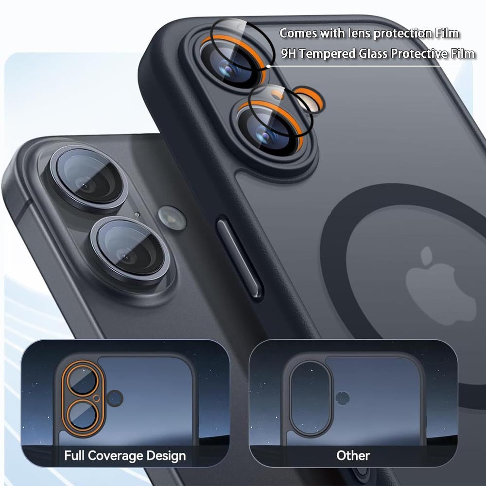 Magnetic Translucent Shockproof iPhone Case