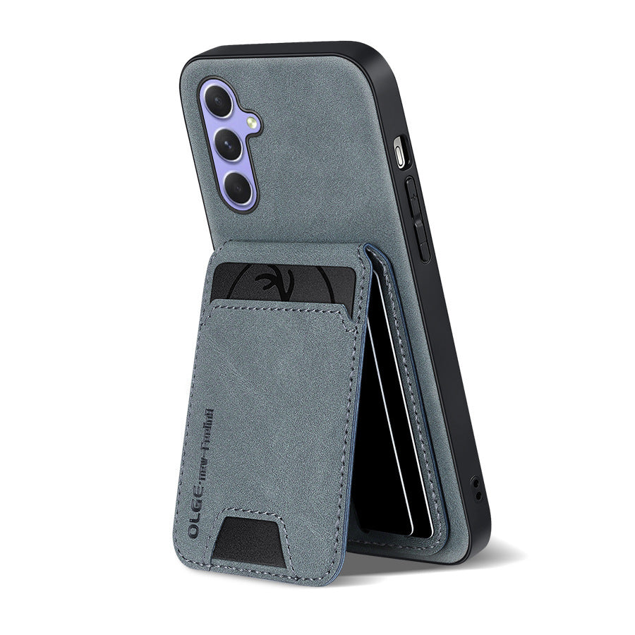 Leather Wallet Case for Samsung Galaxy A16 with Card Holder & Stand