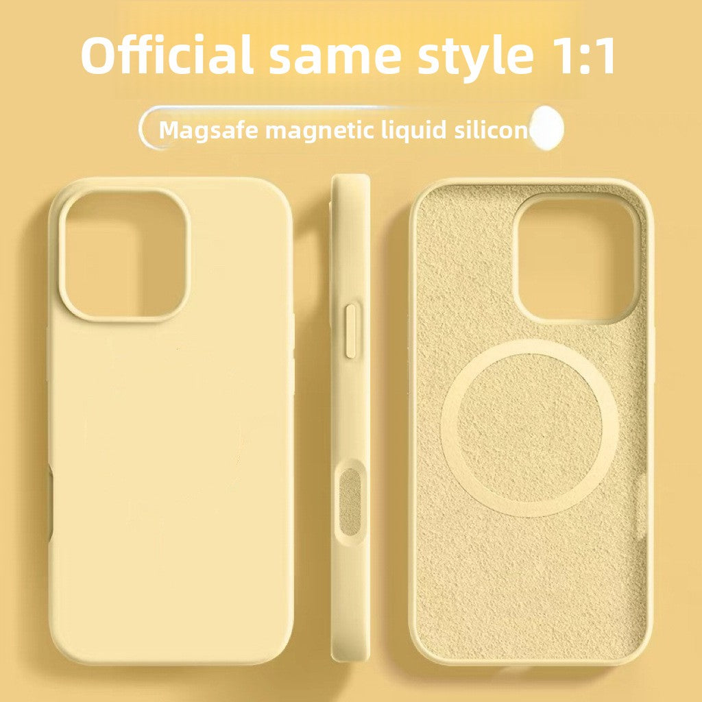Magnetic Magsafe Liquid Silicone Phone Case