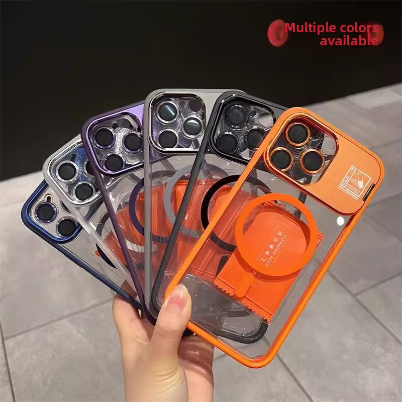 Magnetic Invisible Bracket iPhone Protective Case