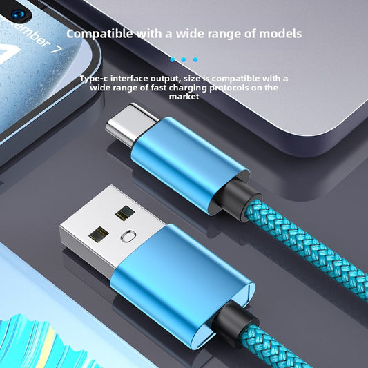 Noldox™ Magnetic 4-in-1 Fast Charging Cable – Universal Braided Cable with Magnetic Connectors