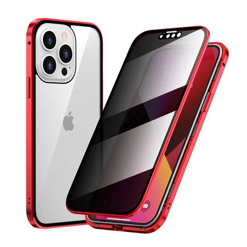 Magnetic Privacy Protection Metal Phone Case