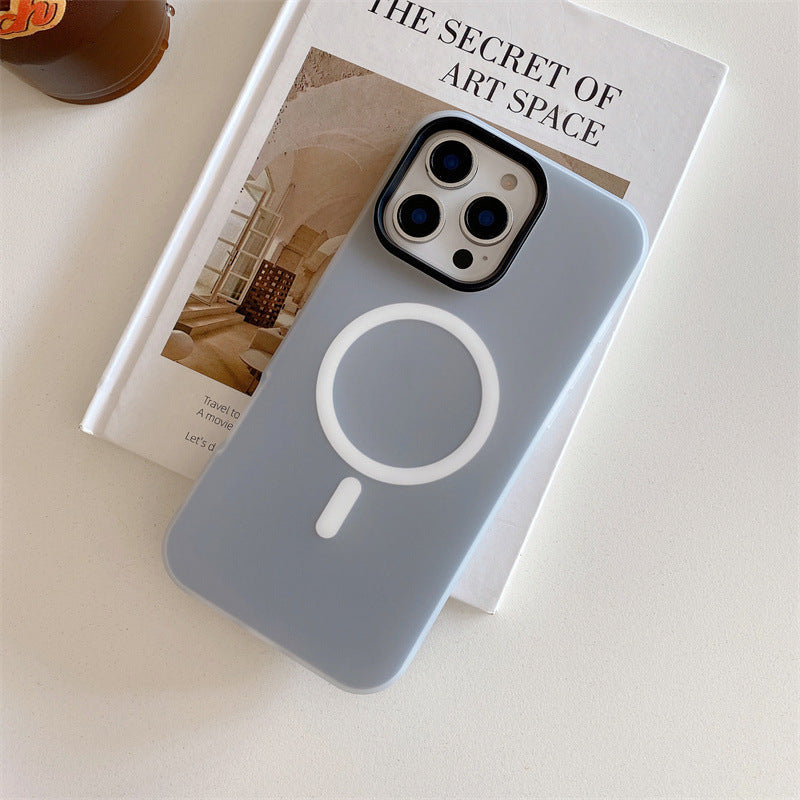 Magnetic Matte Phone Case for iPhone