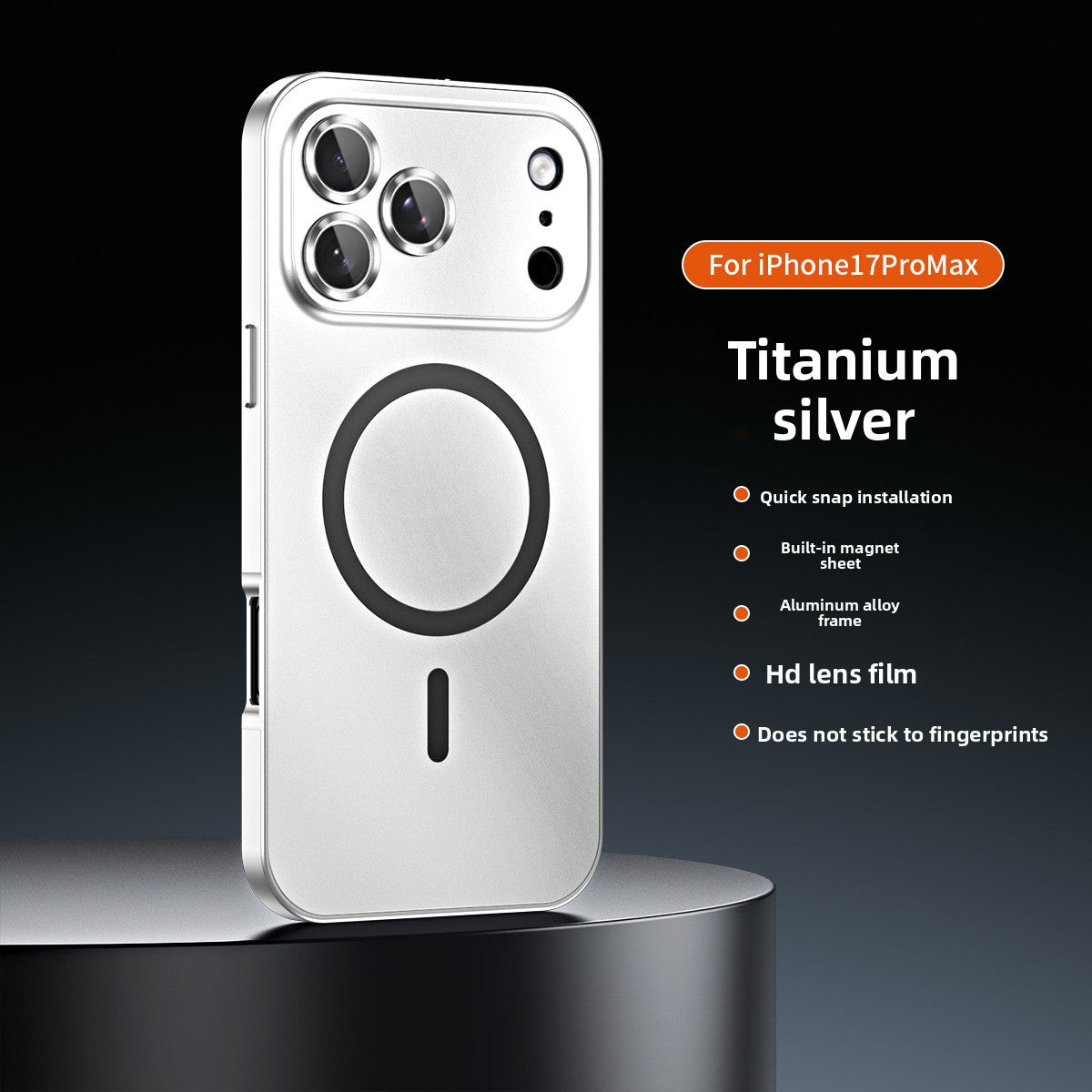 MagSafe Metal Frame iPhone Case with Camera Lens Protection