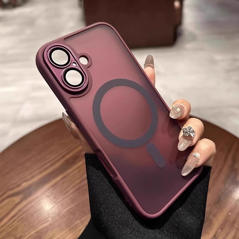 Magnetic Translucent Shockproof iPhone Case