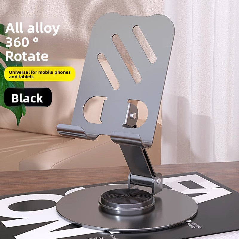 Rotatable folding tablet and phone stand