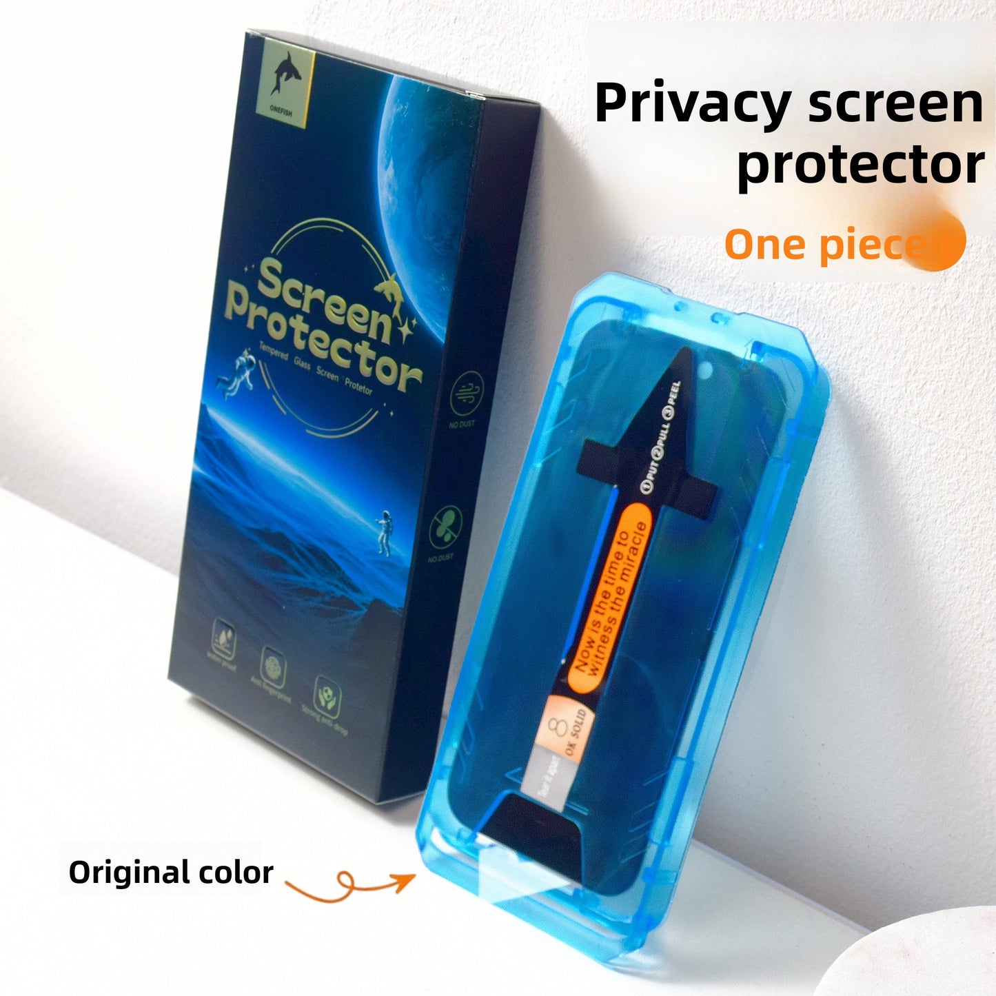iPhone 8K HD Tempered Glass Screen Protector – Anti-Peep Privacy