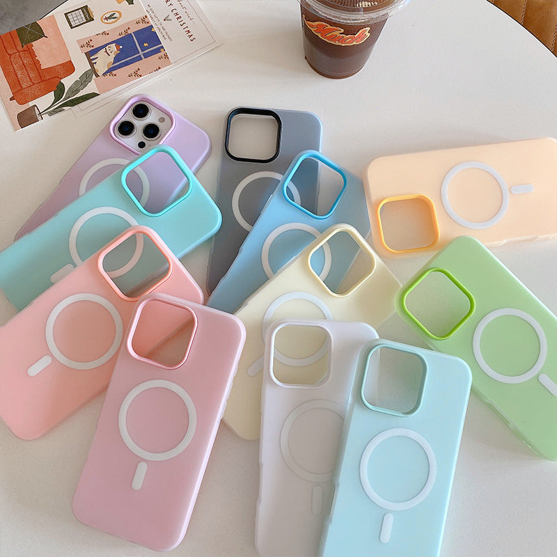Magnetic Matte Phone Case for iPhone