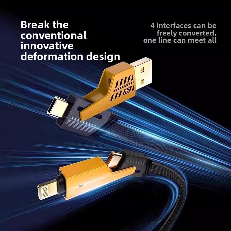 Four-in-one data cable with fast charging - NolDox Store
