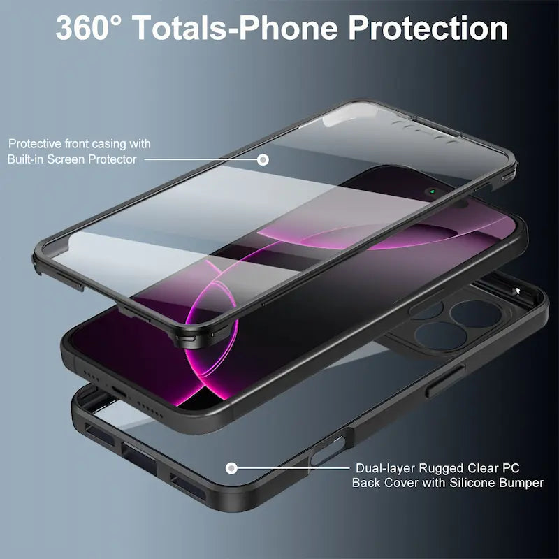 iPhone Case with Screen Protector