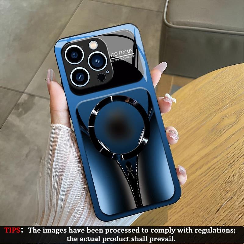 iPhone Samsung Magnetic Glass Phone Case - NolDox Store