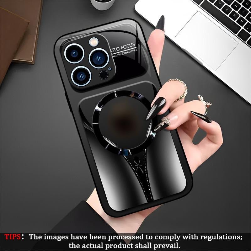 iPhone Samsung Magnetic Glass Phone Case - NolDox Store