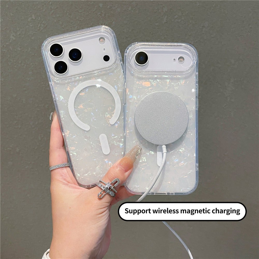 Magnetic Shell Pattern Phone Case for iPhone - NolDox Store